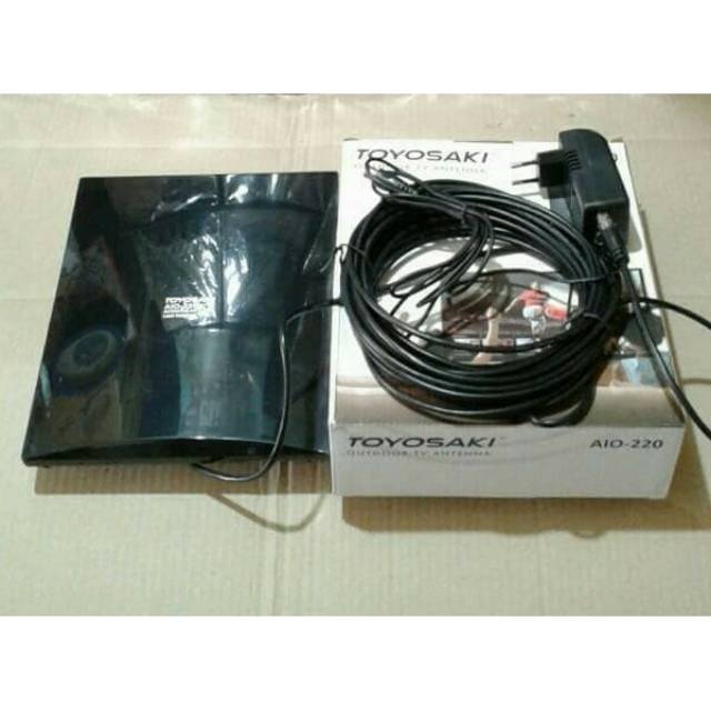 Antena Tv digital Toyosaki Aio 220 Boster include kabel 10m