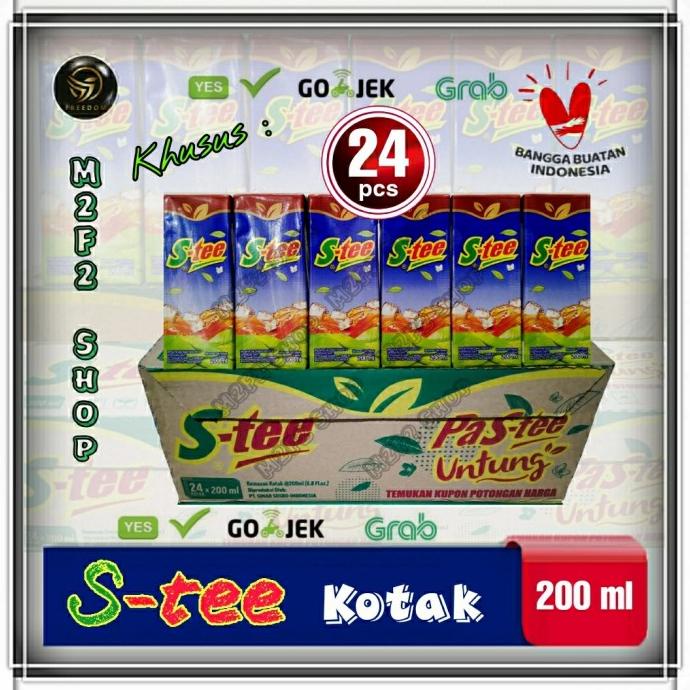 

[ COD ] S-tee / Stee Minuman Teh Kotak - 200 ml (Khusus Gojek/Grab)