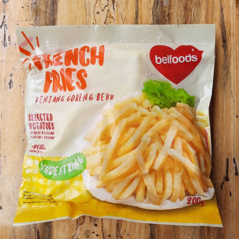 

French Fries / Kentang Goreng Belfoods 200gr Frozen Food Bandung Cileunyi Jatinangor