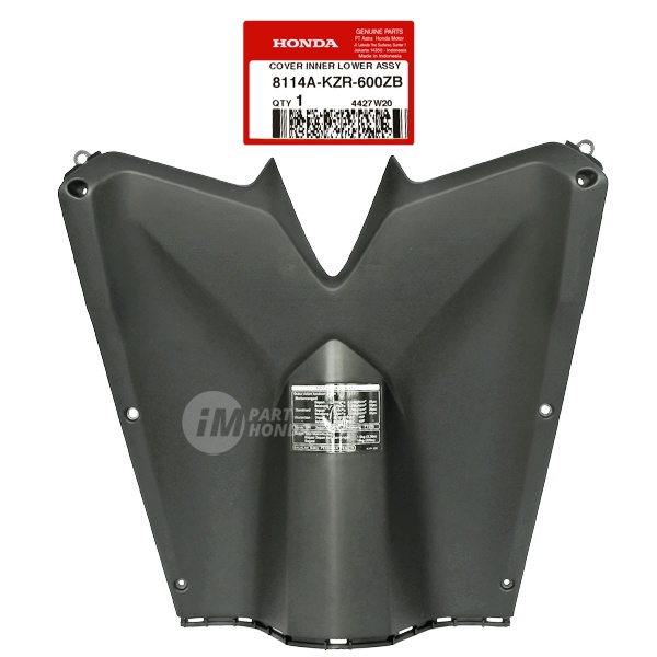 8114A-KZR-600ZB Cover Inner Lower Dashboard Bawah Kontak Vario 125 Old 2012 - 2014 ORIGINAL AHM