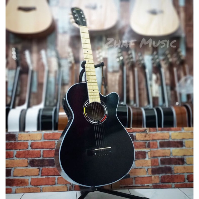 Gitar Akustik Elektrik Yamaha Fg225 (Bonus Kabel Jek &amp; Pik)