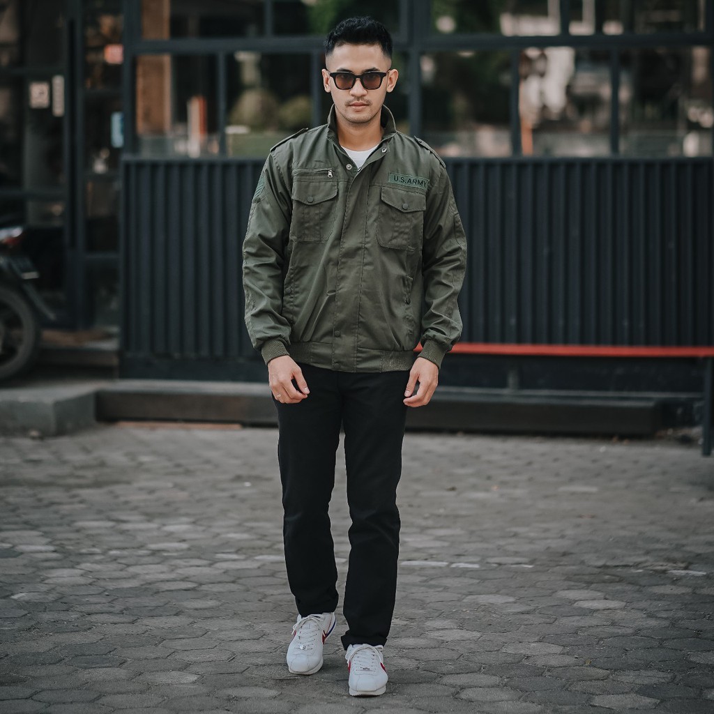JAKET RUBY BGSR AMERICAN DRILL PRIA / JAKET COWOK CEWEK MODIS / JAKET ARMY BGSR JAKET MURAH TERLARIS