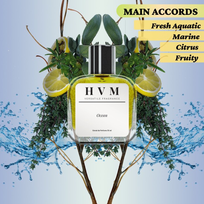 HVM OCEAN Extrait de Parfum 55ML Parfum Pria Parfum Cowok Parfum Laki