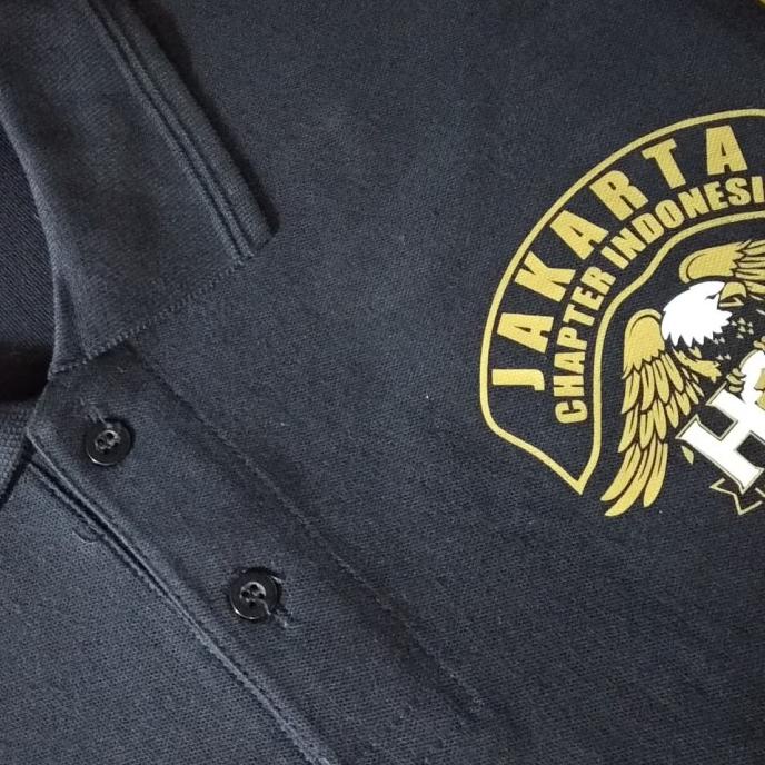 Atasan/Kaos/Polo-Shirt/HARLEY DAVIDSON HOG JAKARTA GOLD EDITION