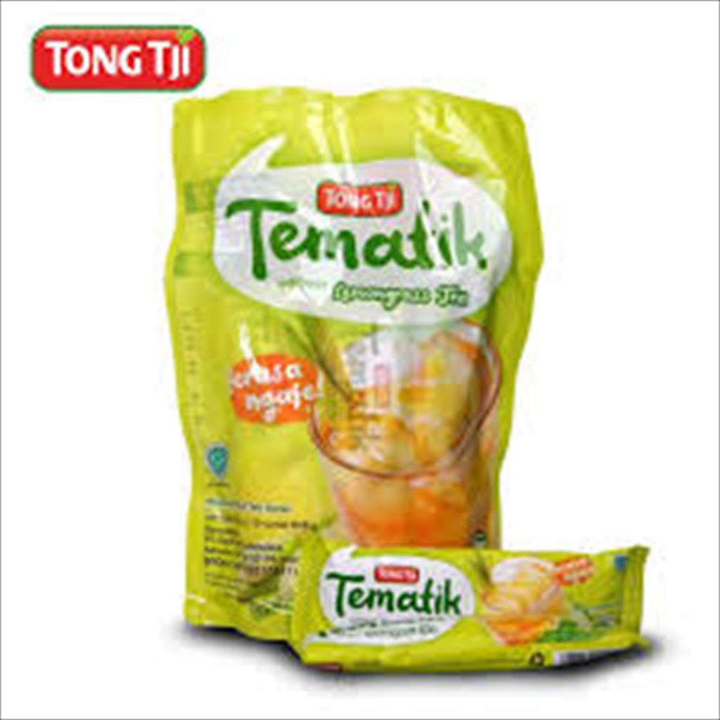 

Tong Tji Tematik Instant Lemongrass Tea Pouch 10 x 29 Gram / Serbuk Teh Serai