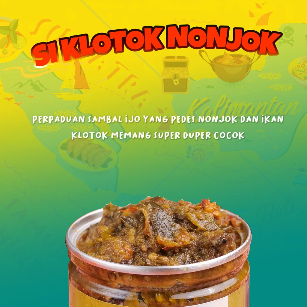 Sambal Ijo Klotok/Ikan Asin Peda