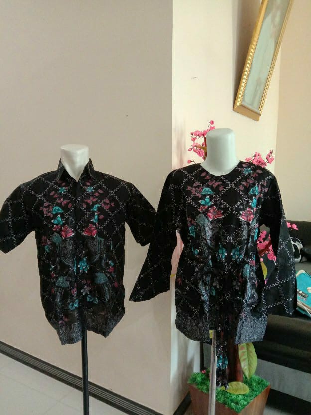 Couple Batik Keluarga || Setelan Couple Batik Ayah Ibu Anak Cewek Cowok || Couple Batik Family Gamis