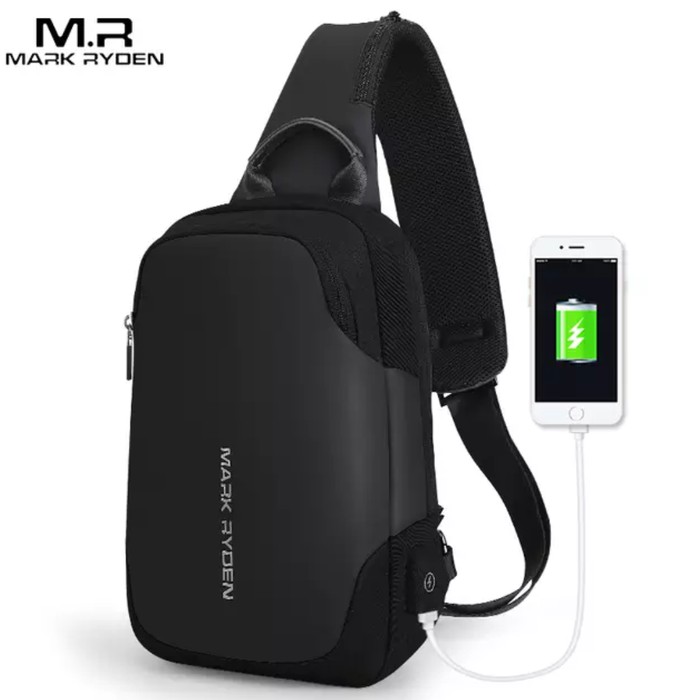 Mark Ryden 7056 Original Tas Selempang Anti Maling - Hitam