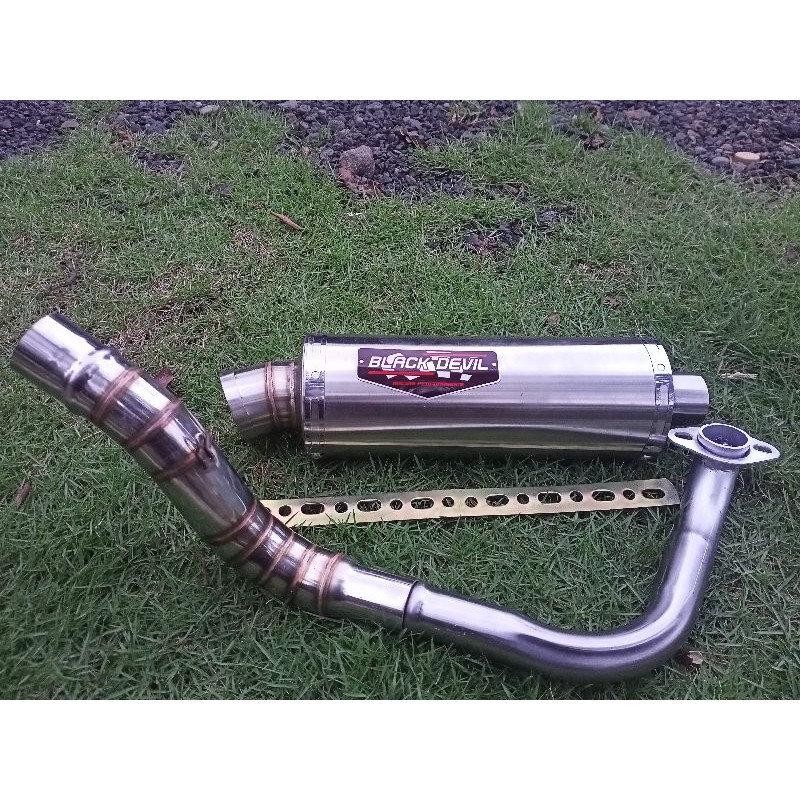 (INLET 38) KNALPOT BLACK DEVIL recing matic Mio Nmax Lexi aerox PCX Vario Beat Scoopy Mio j-3