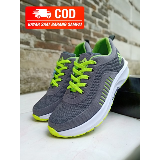 Sepatu Pria Adidas X9008 Abu Hijau | Sepatu olahraga | Sepatu wanita | Sepatu sport