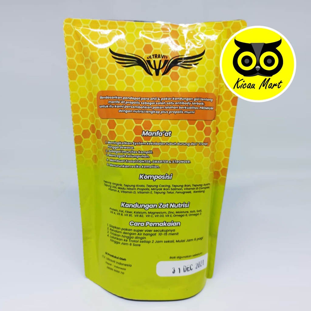 SUPER VOER PROPOLIS PAKAN LOLOHAN BUBUR LOLOH PIYIK BURUNG TROTOL MURAI BATU HIGH PROTEIN SPVOER