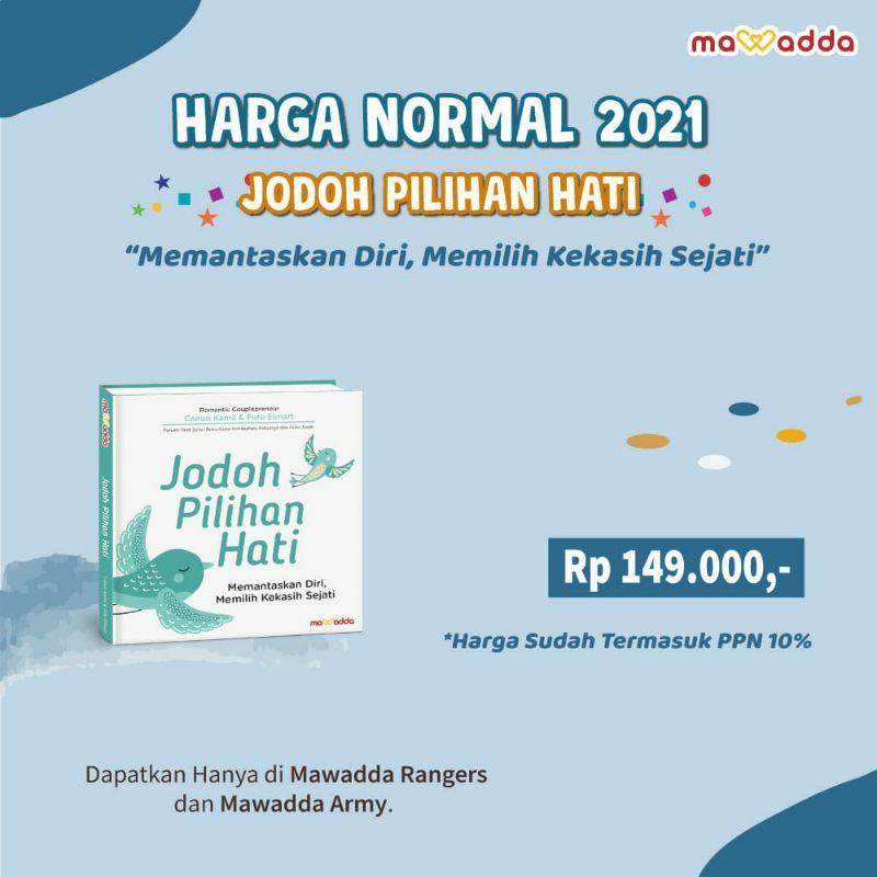 

READYSTOK SIAP KIRIM BUKU jodoh pilihan hati (JPH) 100% ORIGINAL KARYA FUFU CANUN SAKEENA