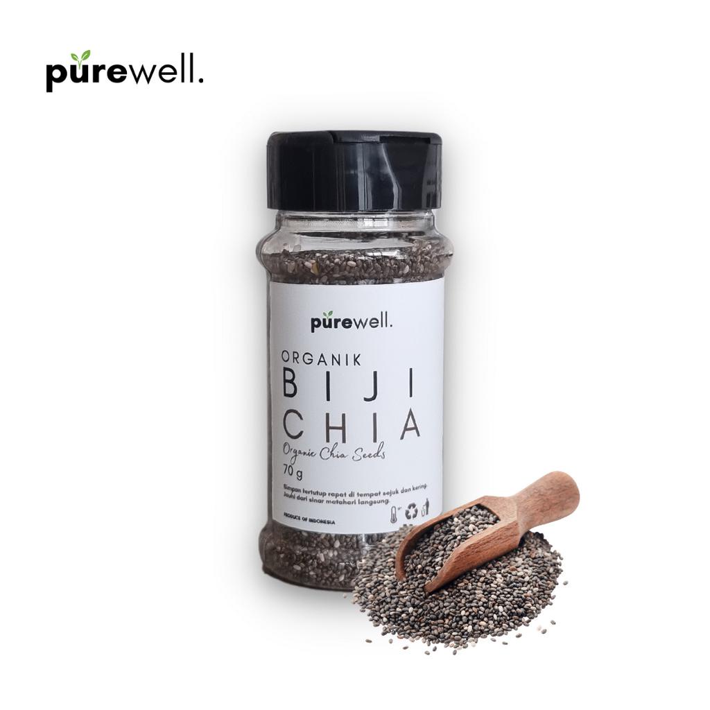 Purewell Biji Chia Organik / Organic Chia Seeds 70gr