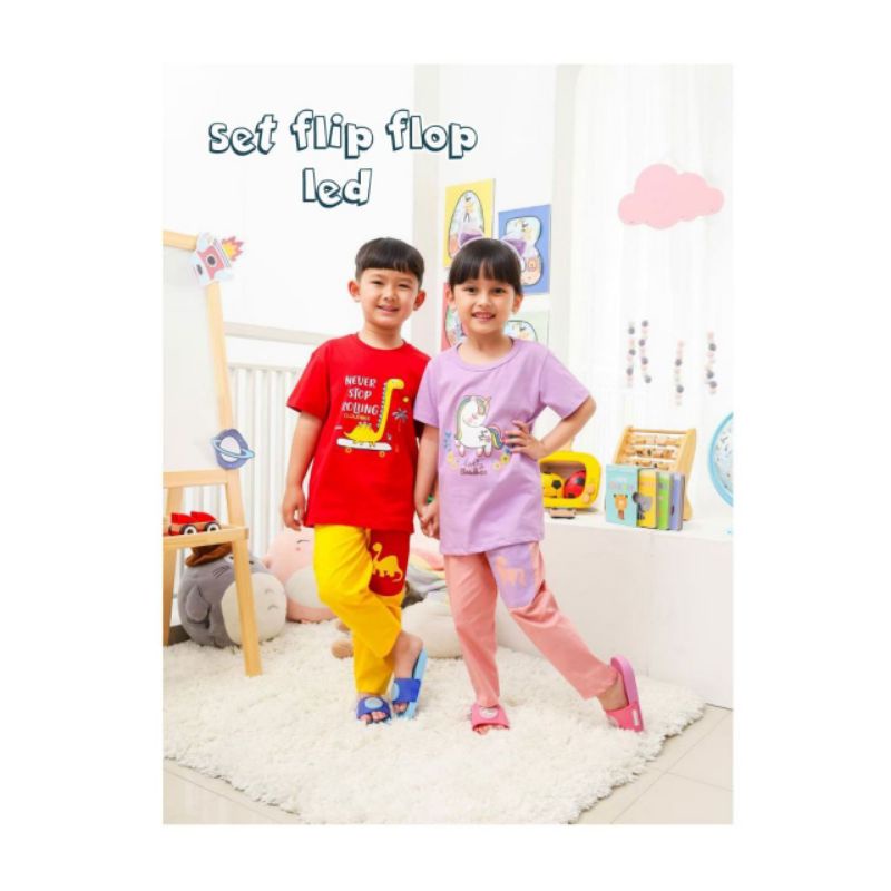 SETELAN ANAK SETELAN FLIP FLOP CLOUDBEE