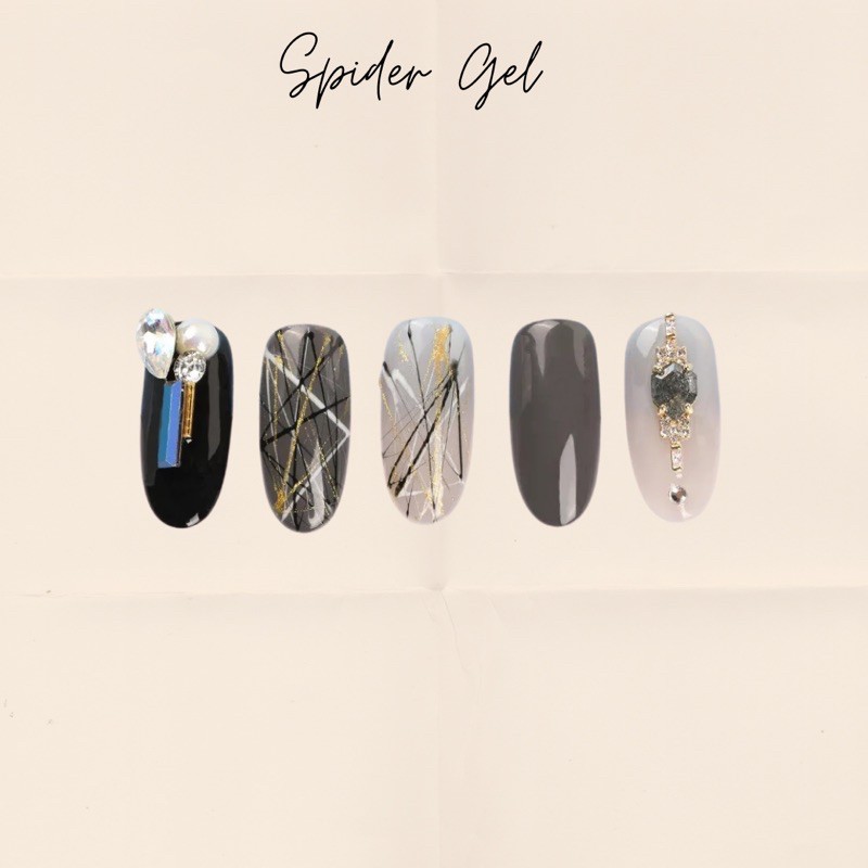 SPIDER GEL METAL SPIDER GEL ROSALIND 5 ML HIASAN NAIL ART GEL POLISH