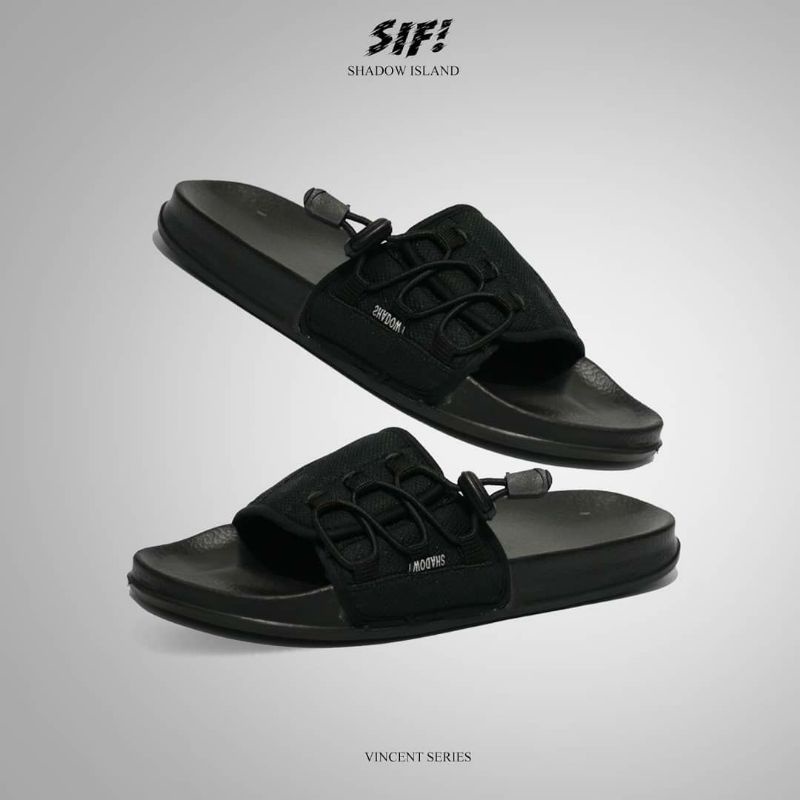 VINCENT - SHADOW ISLAND | Sandal Santai Pria Harian Main Outdoor Original Murah Slide - Sandal Pylon