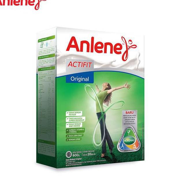 

( BAYAR DITEMPAT ) Anlene Actifit Original - Susu Bubuk 600 gr