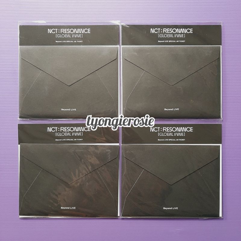 NCT 2020 - BEYOND LIVE RESONANCE MD AR TICKET SET TAEYONG XIAOJUN HENDERY SUNGCHAN (SEALED)