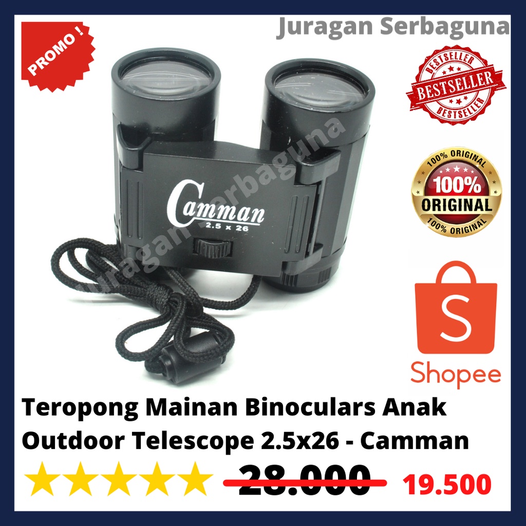 Teropong Mainan Binoculars Anak Outdoor Telescope 2.5 x 26 - Mainan Anak