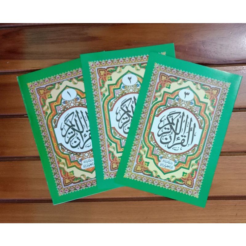 Qur'an Per Juz Ukuran Tanggung Qur'an Oer juz Qur'an Mujaza