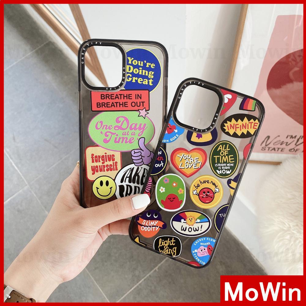 Mowin - iPhone Case Silicone Soft Case Clear Case Shockproof Black Grey Graffiti Compatible for iPhone 11 iPhone 12 Pro Max iPhone 7 8 Plus 8 Pro iphone SE 8plus X 7plus mini 12 Max 11 XS Xr SE2020 MAX