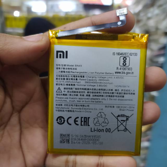 BAATERAI XIAOMI REDMI 7A BN49 BN 49 ORIGINAL