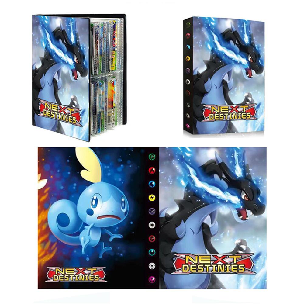 Timekey 240PCS Buku Album Koleksi Kartu Game Pokemon 60 / Box D2F4