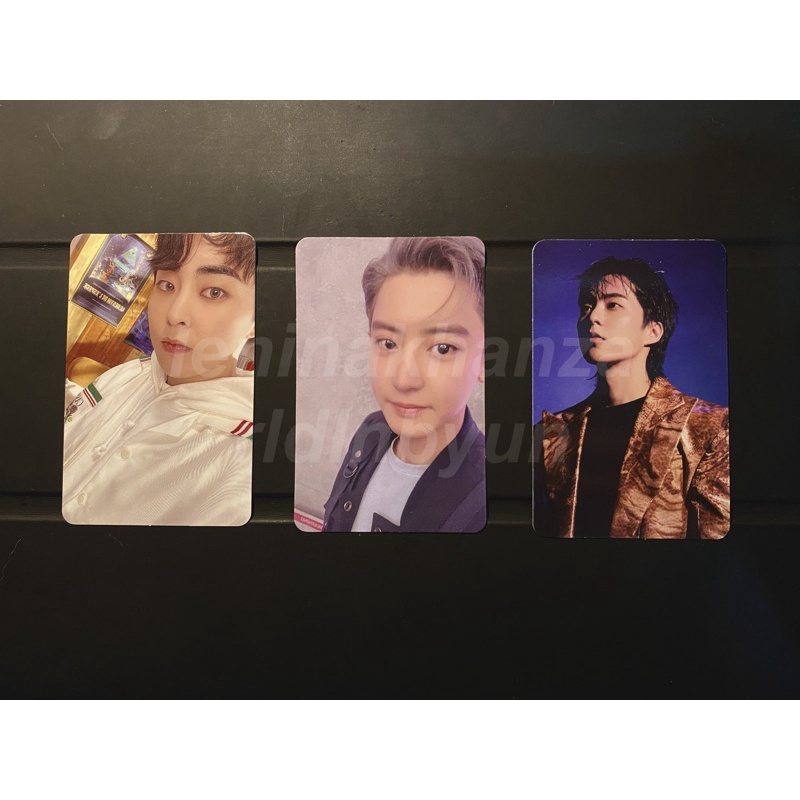 EXO DFTF Dont Fight The Feeling Photocard Chanyeol Xiumin AR Clip Card PC Expansion Jewel BAEKHYUN