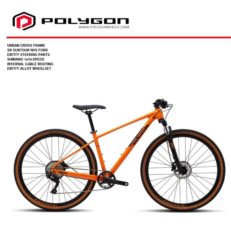 Sepeda Hybrid Polygon Heist X5