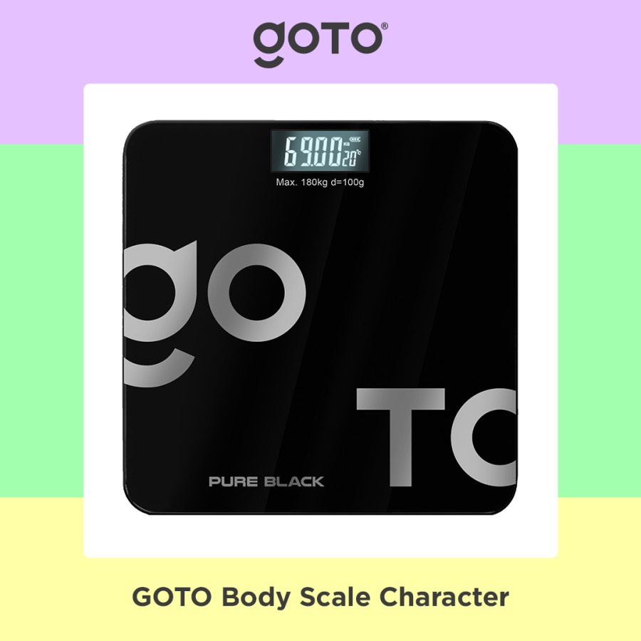 Timbangan Badan Digital GoTo Kova Bosca Body Scale Temperature 180 KG