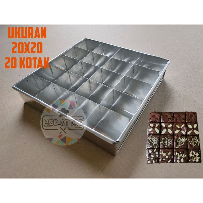 LOYANG DAN SEKAT POTONG UKURAN 20x20 ( 6 VARIAN )