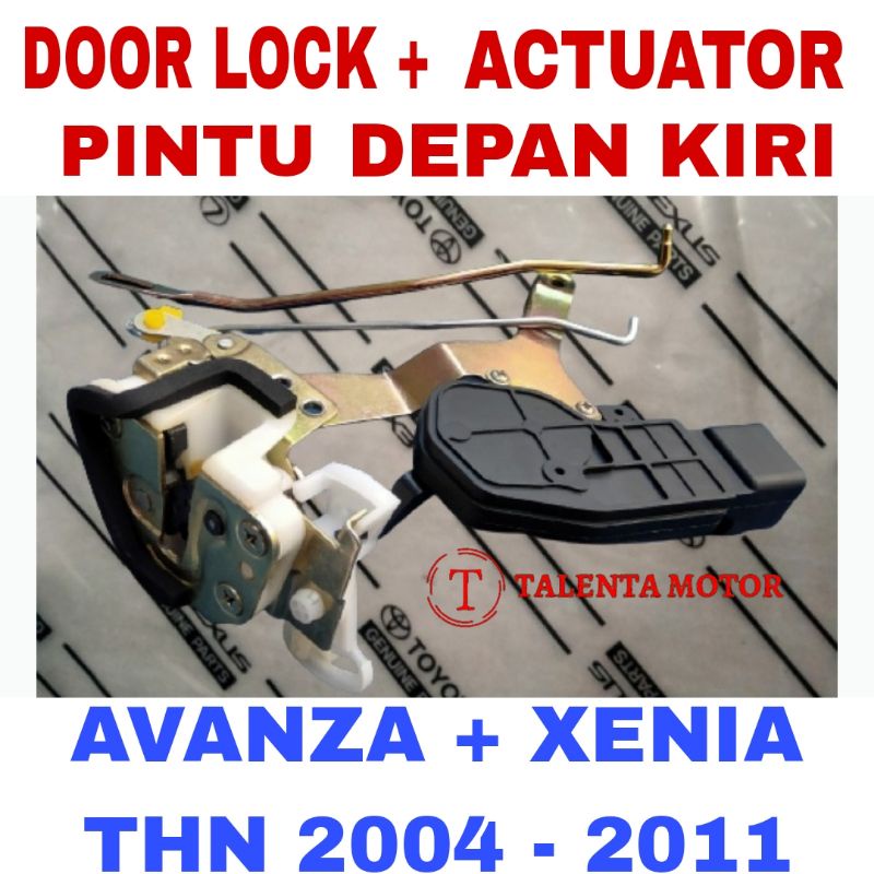 DOOR LOCK + MOTOR ACTUATOR PINTU DEPAN KIRI AVANZA + XENIA LAMA / DOR LOK + CENTRAL LOCK