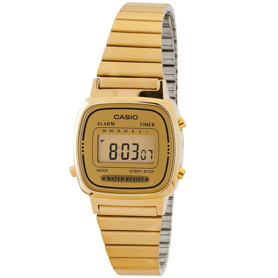 Cuci Gudang Jam Wanita Emas La-670Wga-9 Jam Tangan Casio Digital Gold Original