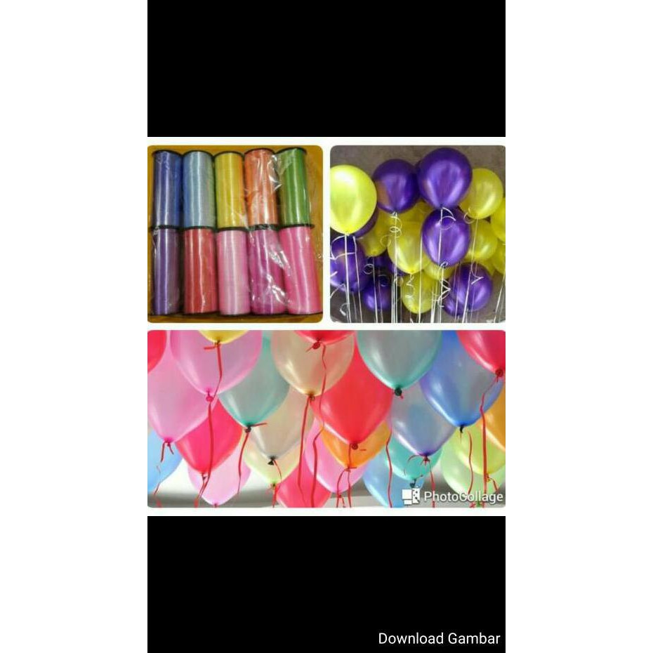 Pita Balon / Tali Balon / Perlengkapan Ultah -Ultah