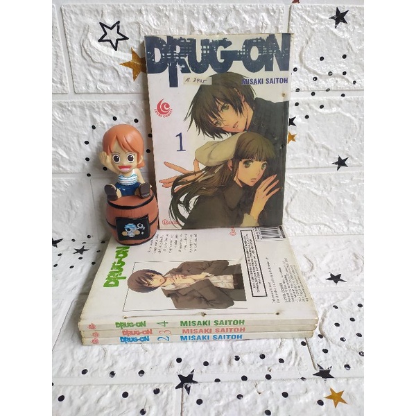 Komik Drug-On 1-4 by Misaki Saitoh