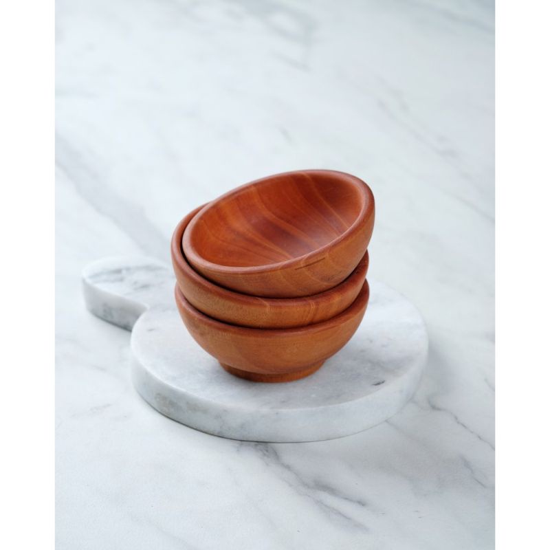 Mangkok Sambel Kayu - Mangkok Bumbu - Wooden Chili