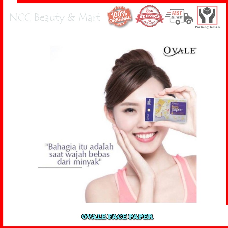 * NCC * Ovale Face Paper Instantly Removes Excess Oil Serap Minyak Berlebih