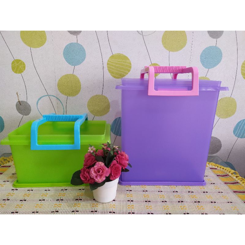 keep n carry set (ungu + hijau )