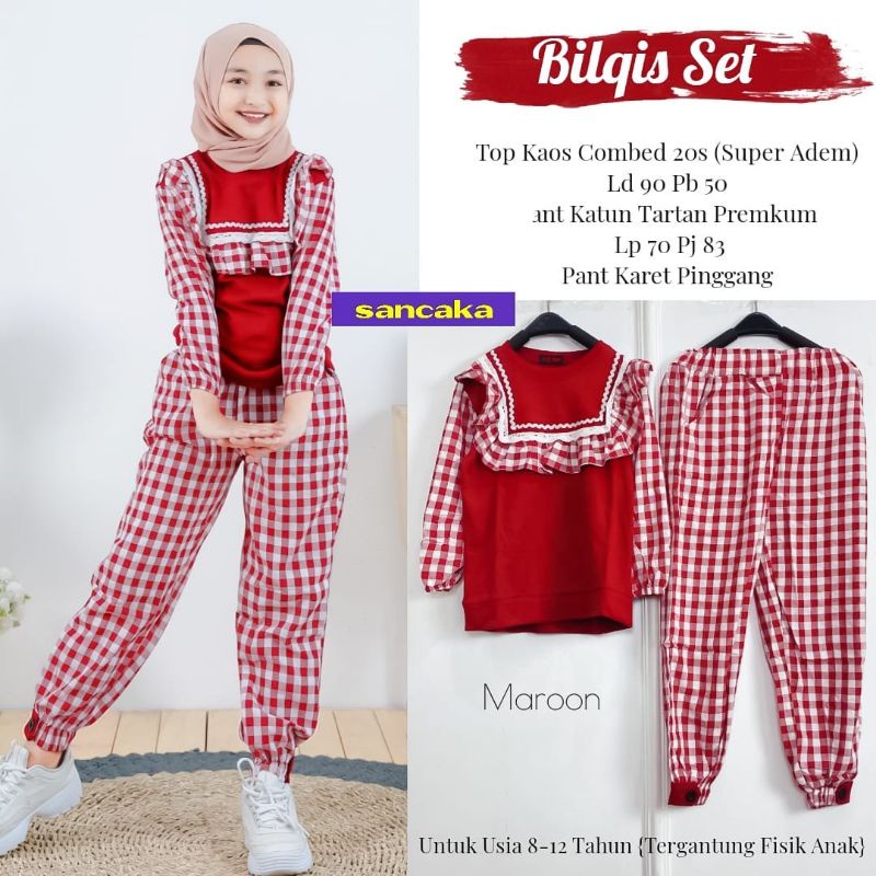 setelan anak perempuan BILQIS SET by. SANCAKA