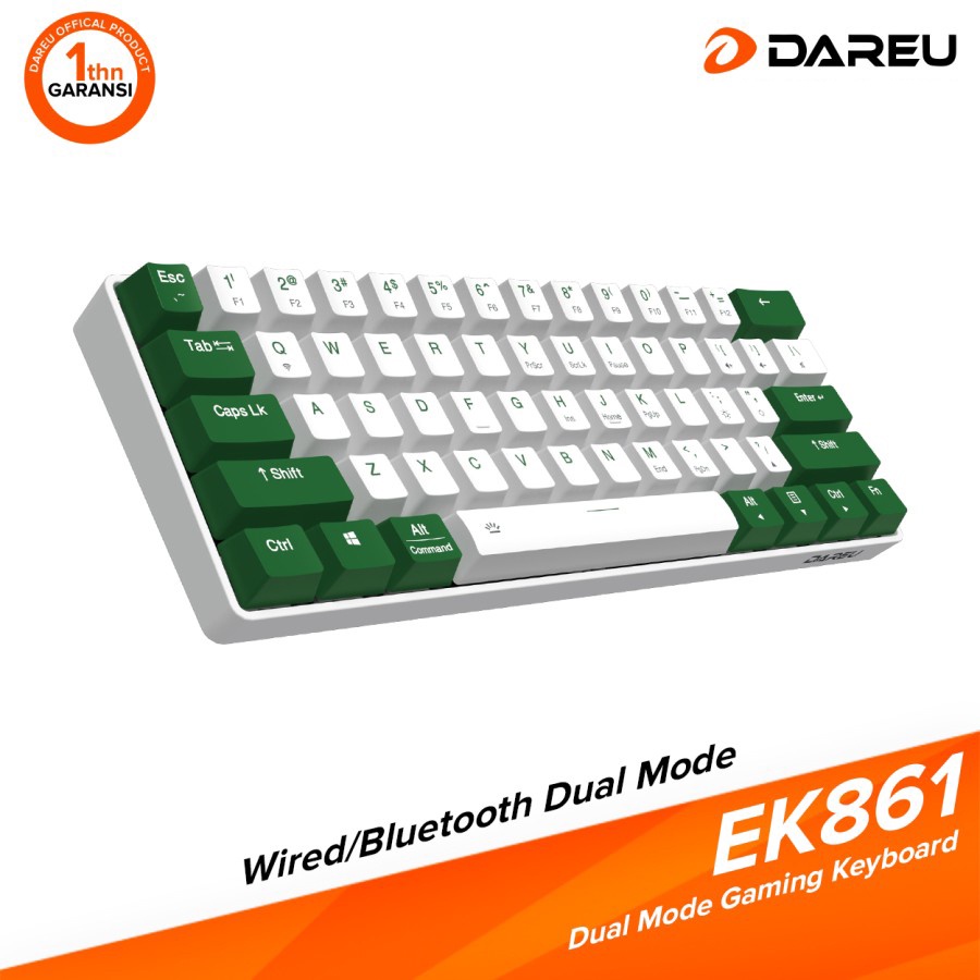 Keyboard Gaming Wireless Mechanical Dareu EK861