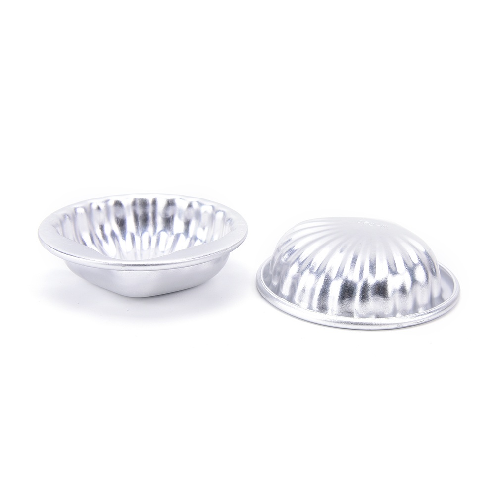 2pcs / 1 Set Cetakan Kue Bentuk Kerang Laut 3D Bahan Aluminum Alloy