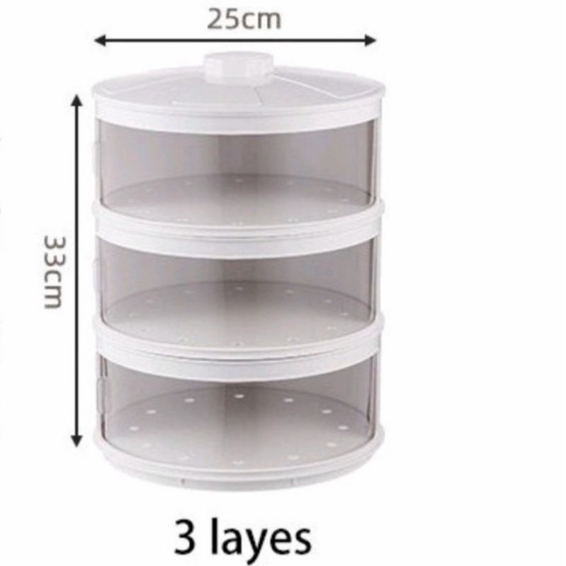 Rak Makanan 3 Susun Tingkat