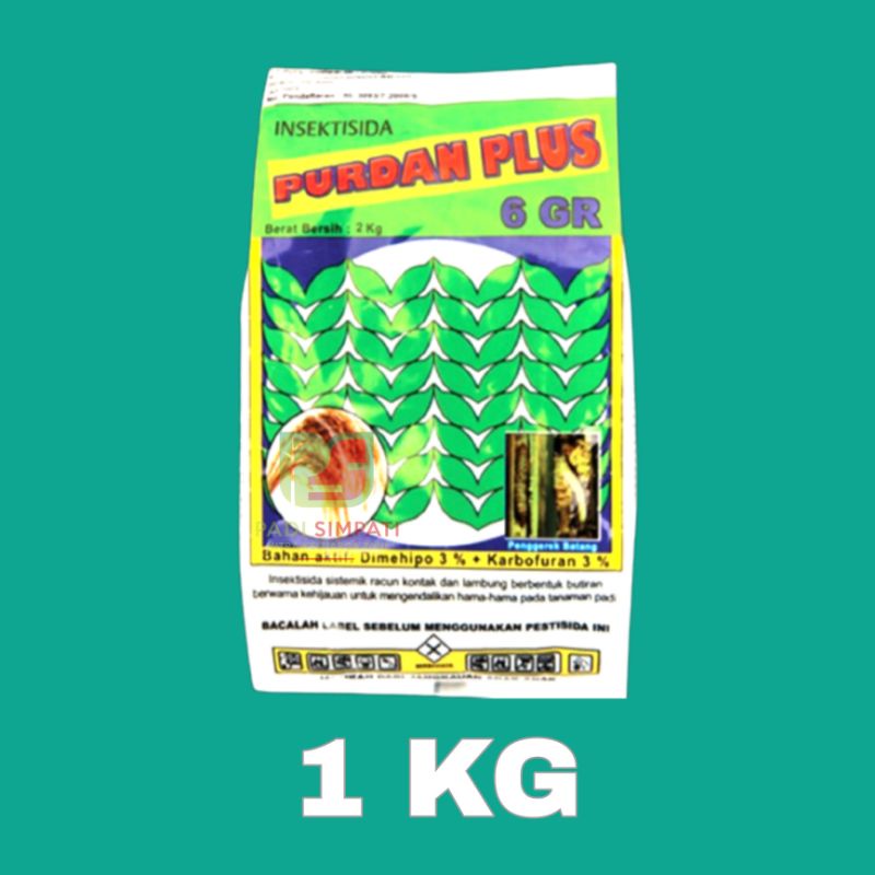 Insektisida Ulat Hama Tanah Purdan Plus 6 GR 1 kg