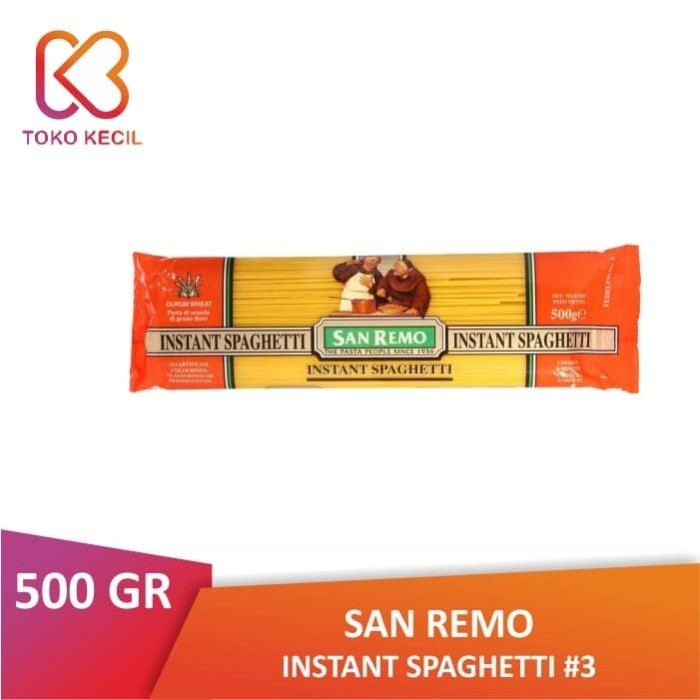 

PASTA-ANEKA- PACK SAN REMO INSTANT SPAGHETTI #3 500 GR -ANEKA-PASTA.