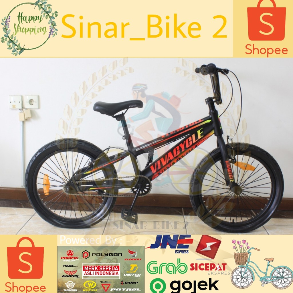 Sepeda Bmx 20Inch VivaCycle Ban Jumbo 3.0 (Ekspedisi)