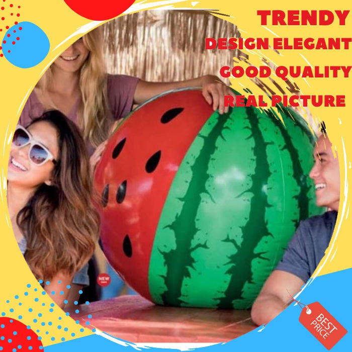 Intex Watermelon Giant Beach Ball 1.07m. Bola Kolam Renang / Pantai SS778