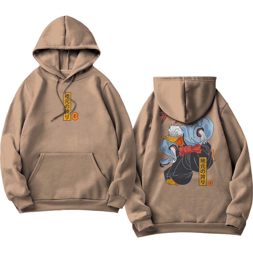 BRIGO Jumper Hoodie DONALD DUCK II Sweater Hoodie BRIGO Sablon DTF Fleece Cotton M-XXL (Pria &amp; Wanita) Free stiker&amp;Gantungan Kunci