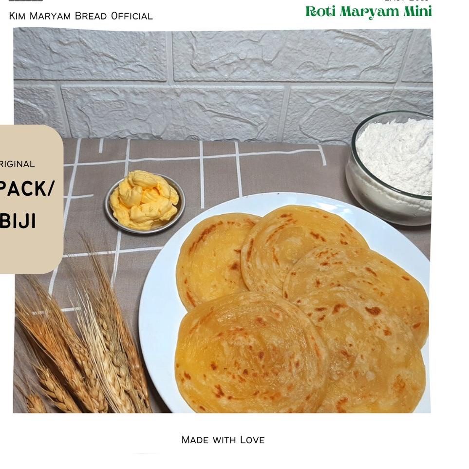 

PRODUCT TERLARIS Roti Maryam/Cane/Canai/Konde Kim Original 1 Pack isi 5 Pcs ☄ 887