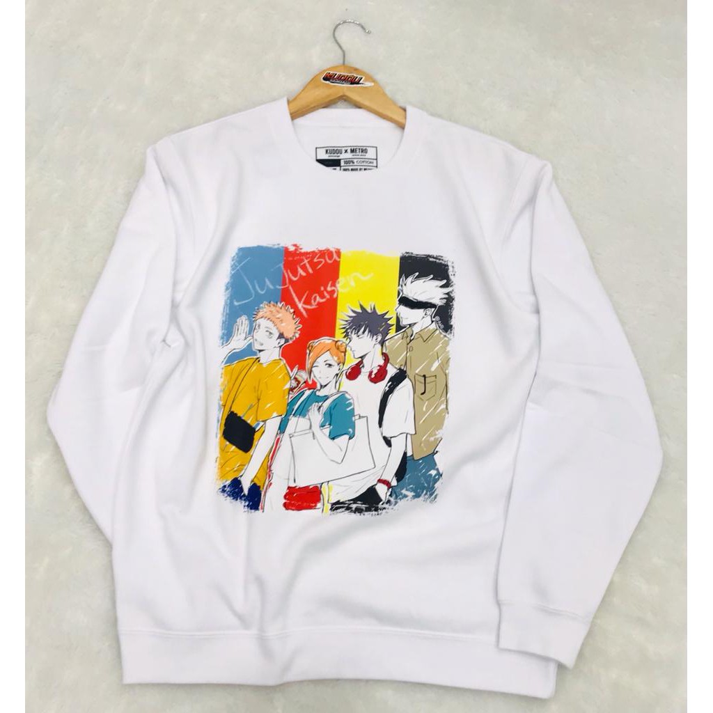 Crewneck Jujutsu Kaisen Art Anime Manga Jujutsu Kaisen