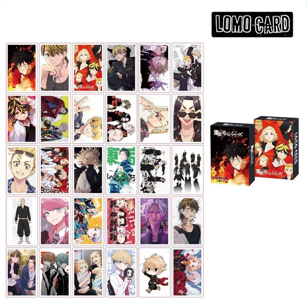 [Elegan] Tokyo Revengers Lomo Card Collection 30pcs/set Kartu Ucapan Mitsuya Takashi Hadiah Anak Kartu Pesan Kartu Pos Mini